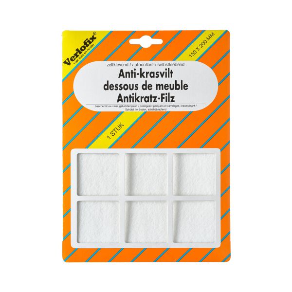 Verlofix Anti-Krasvilt 150x200mm Wit