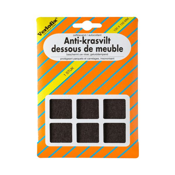 Verlofix Anti-Krasvilt 100x150mm Bruin