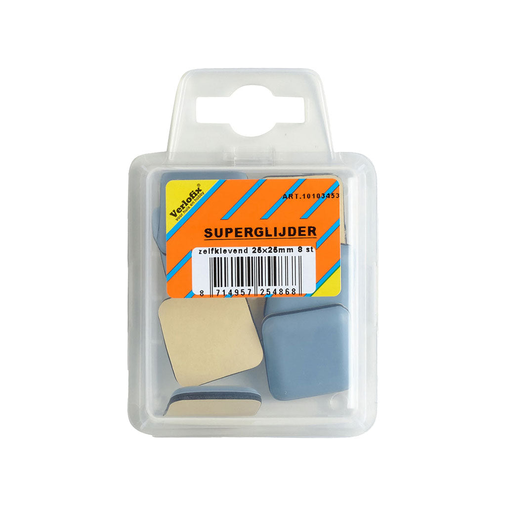 Verlofix PTFE-glijder 25mm zelfklevend