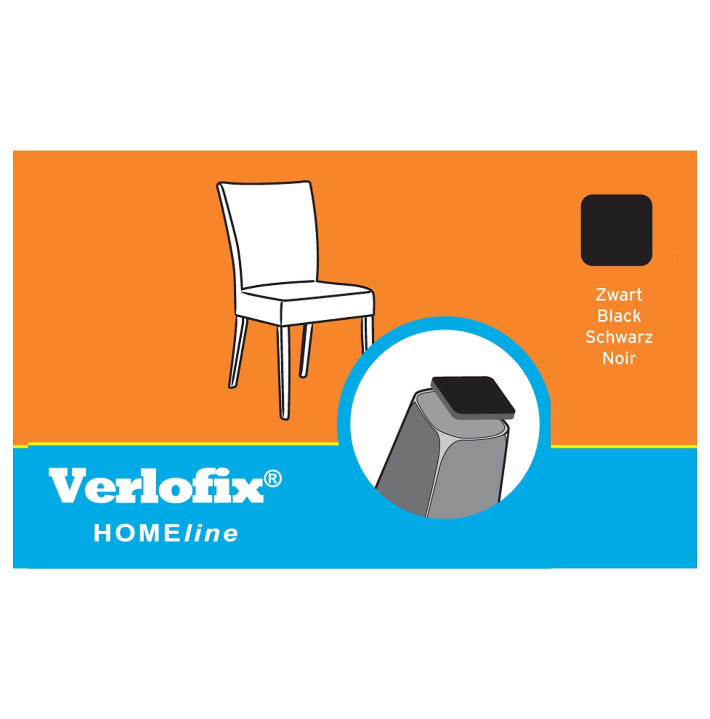 Verlofix Anti-slip rubber vierkant 25 mm