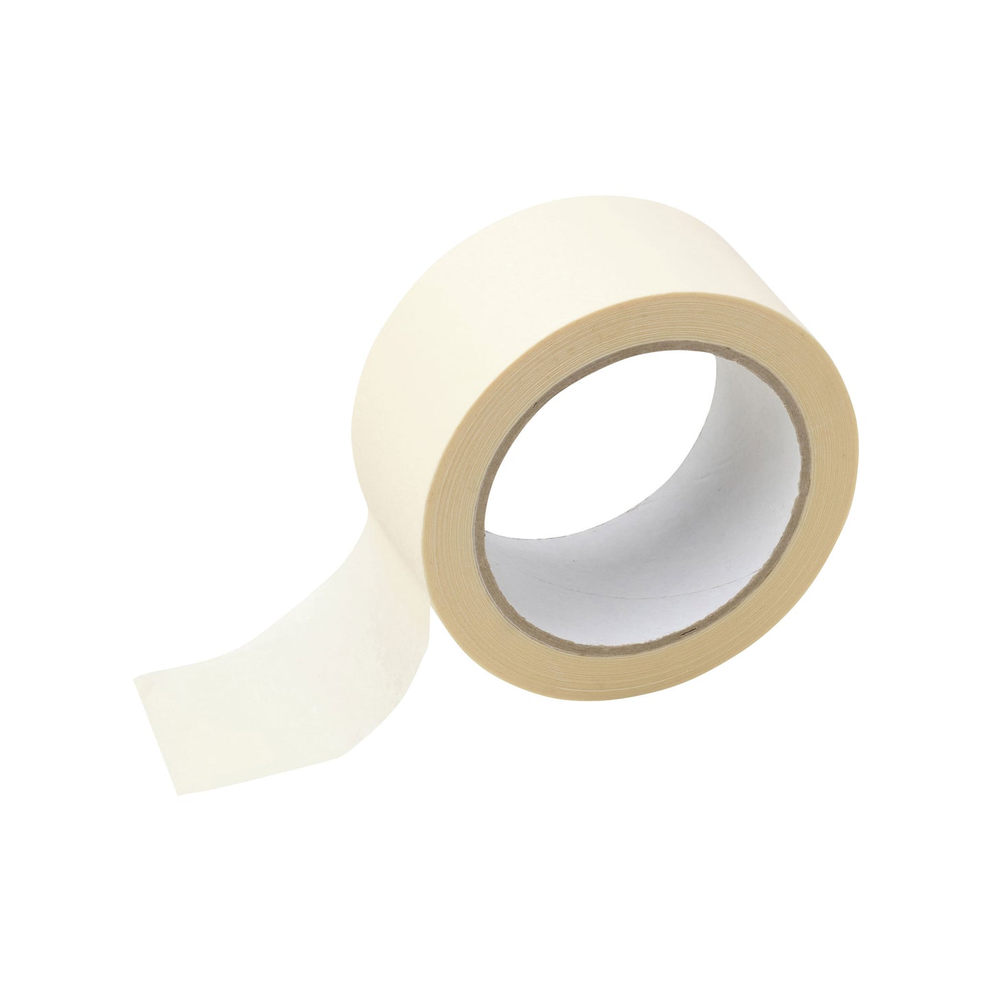 Afplaktape Wit 80º 50mm x 50 meter uitgerold