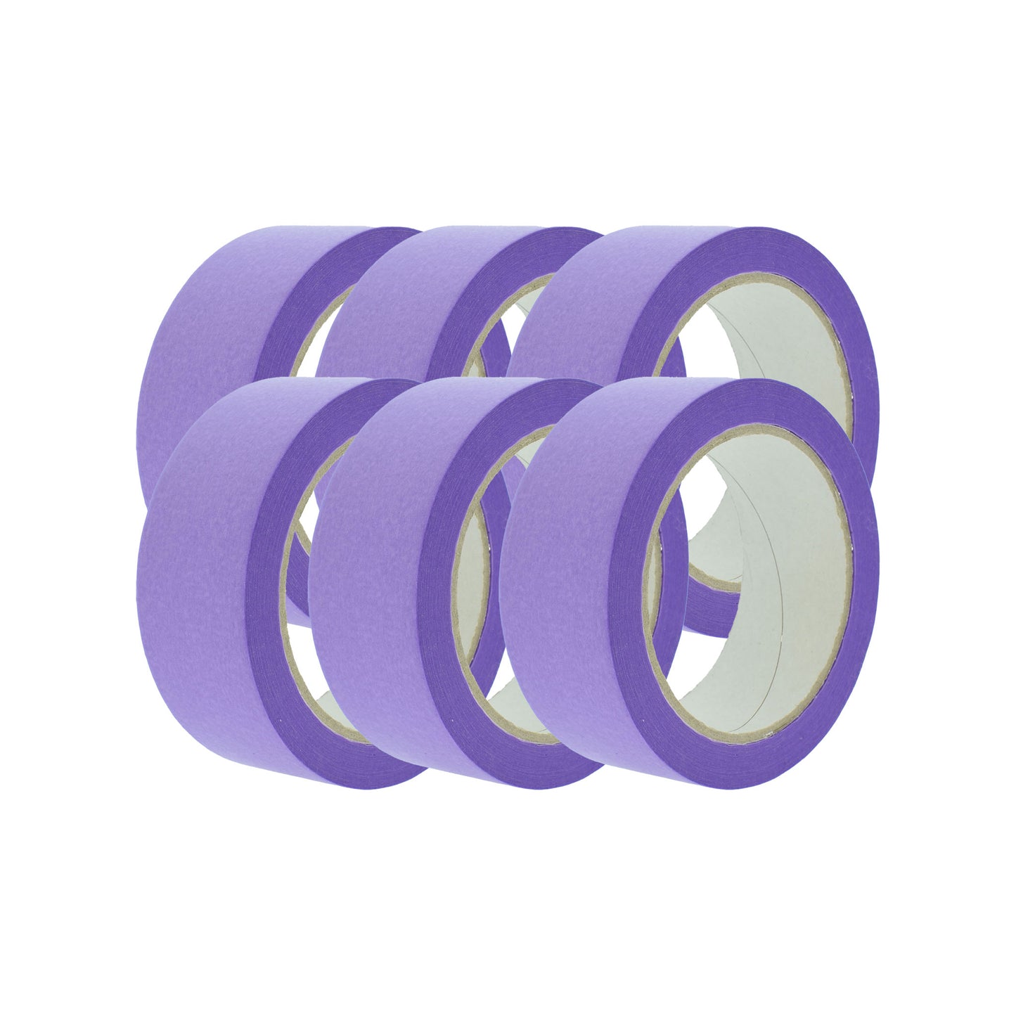 Washi afplaktape Paars 38mm 6 stuks