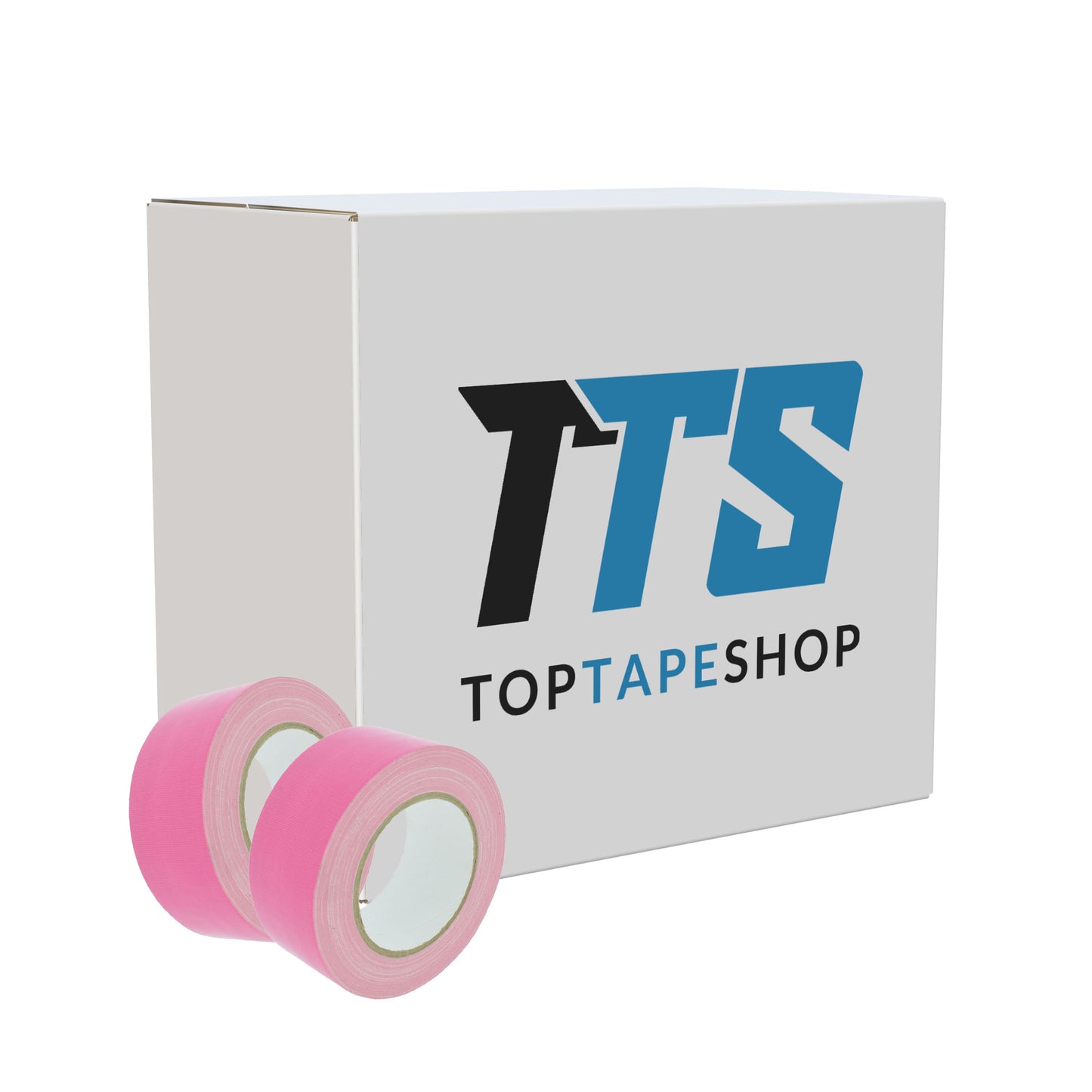 Gaffer tape fluor roze 50mm doos