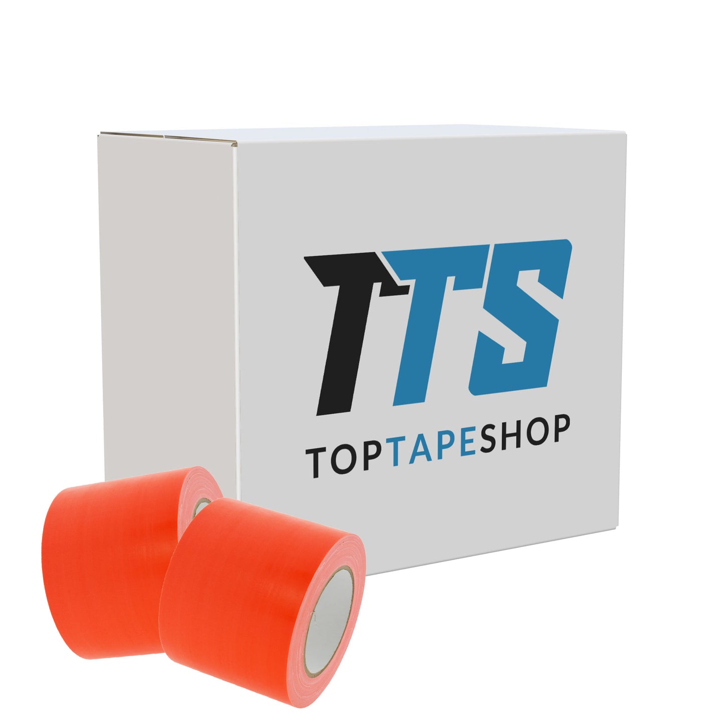 Gaffer tape fluor oranje 100mm doos
