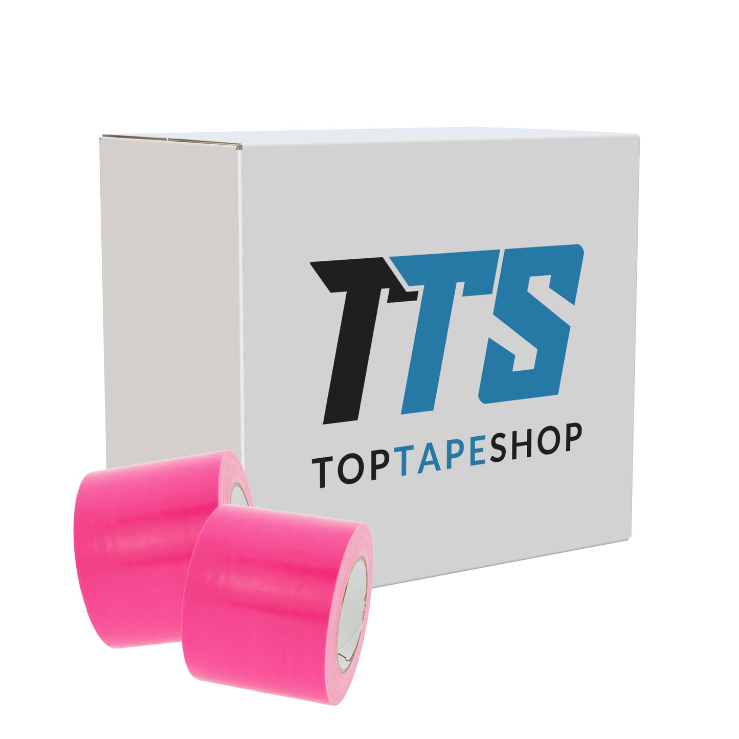 Gaffer tape fluor roze 100mm doos