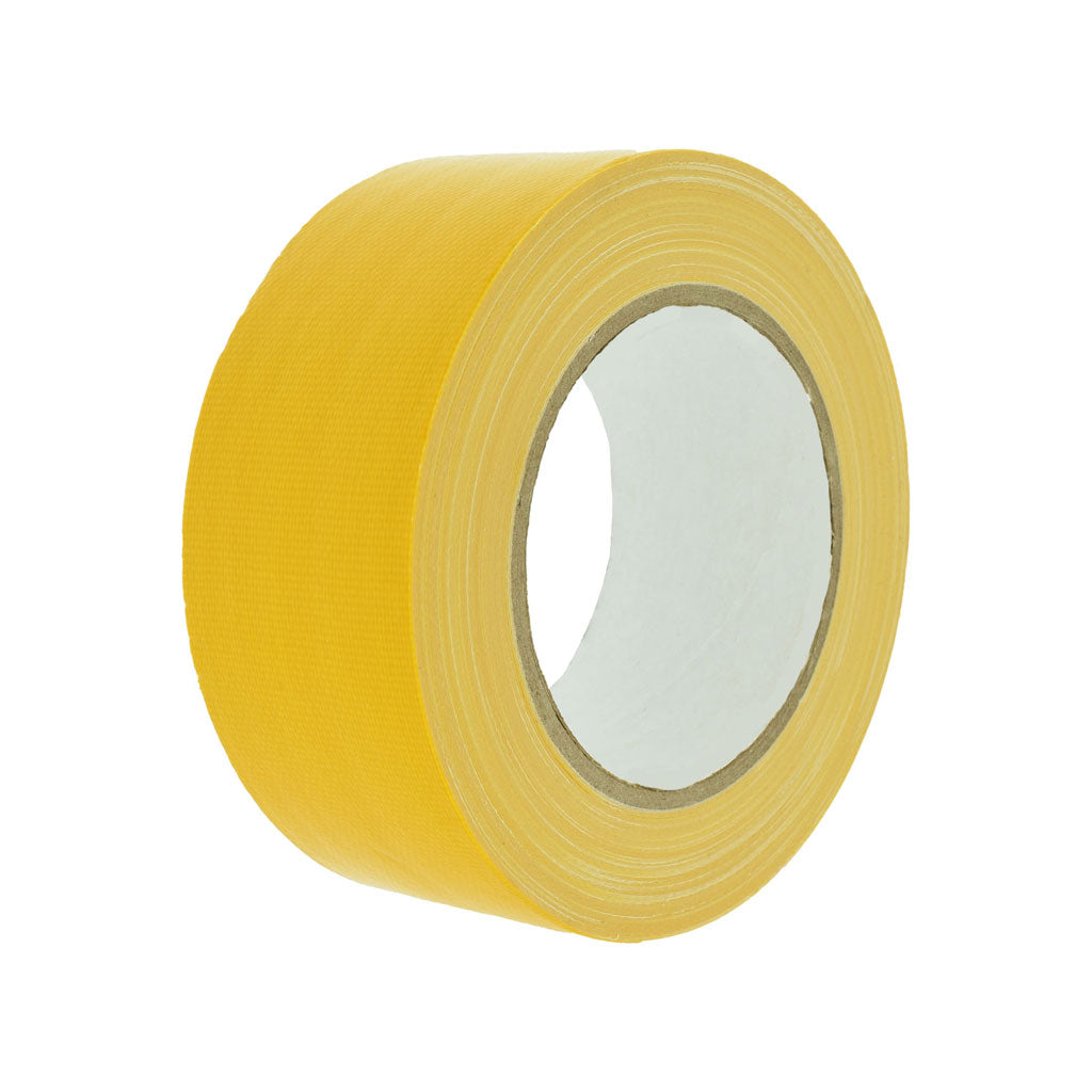 Gaffer tape donkergeel 50mm x 25 meter