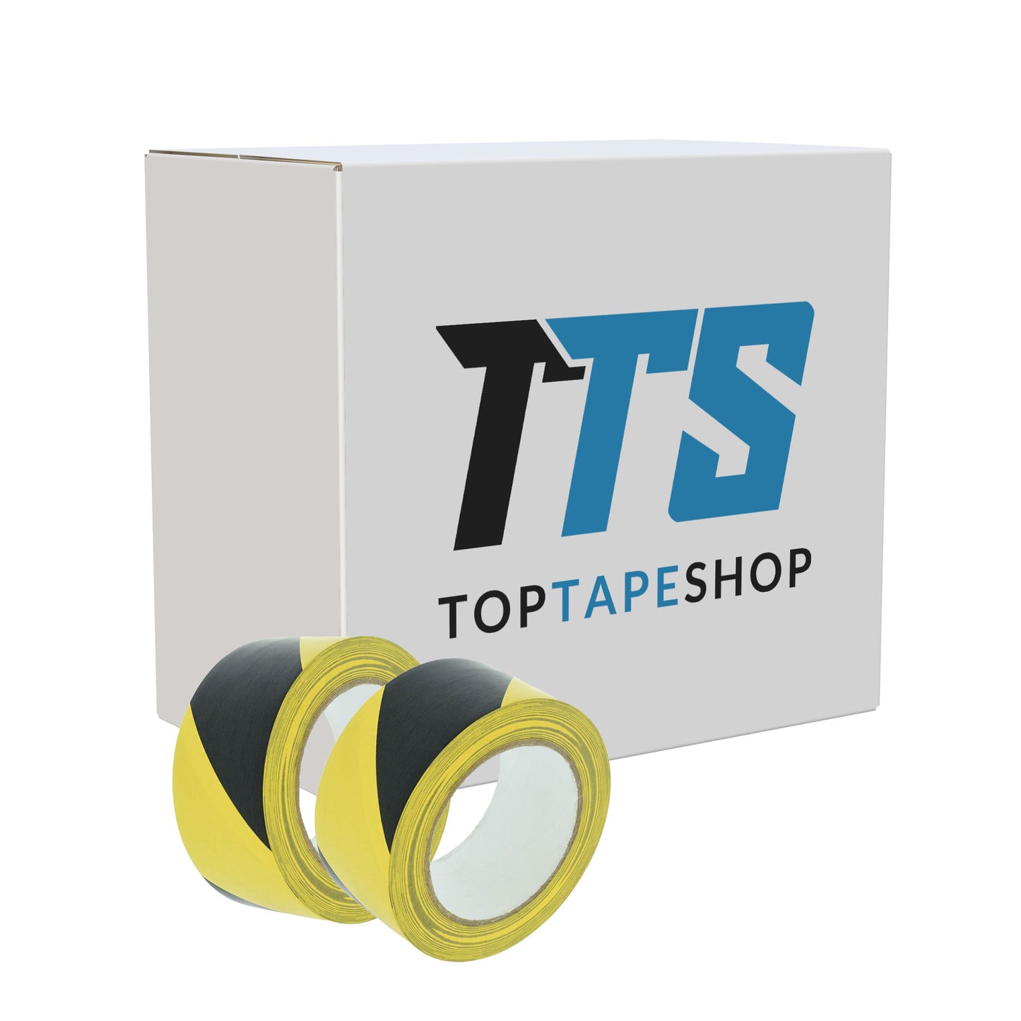 Vloermarkeringstape Geel/zwart doos