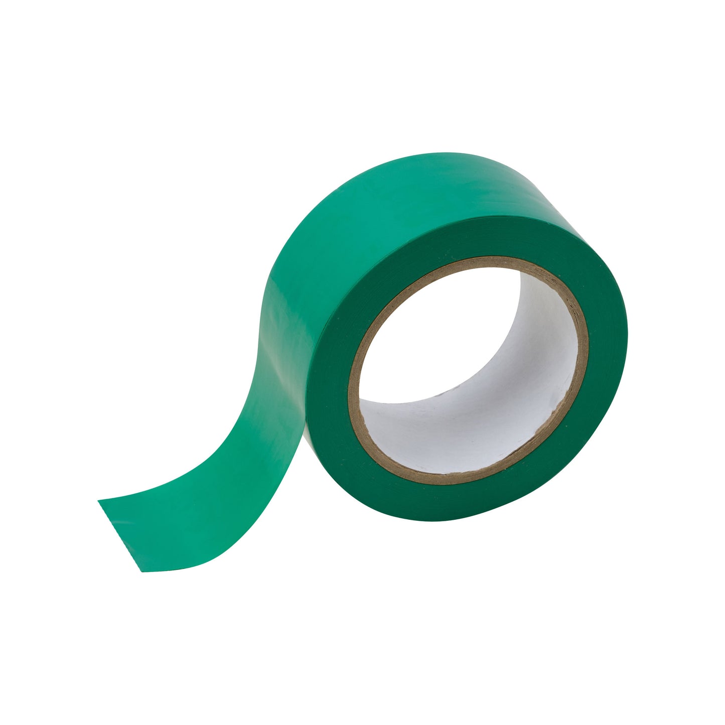 Vloermarkeringstape groen uitgerold