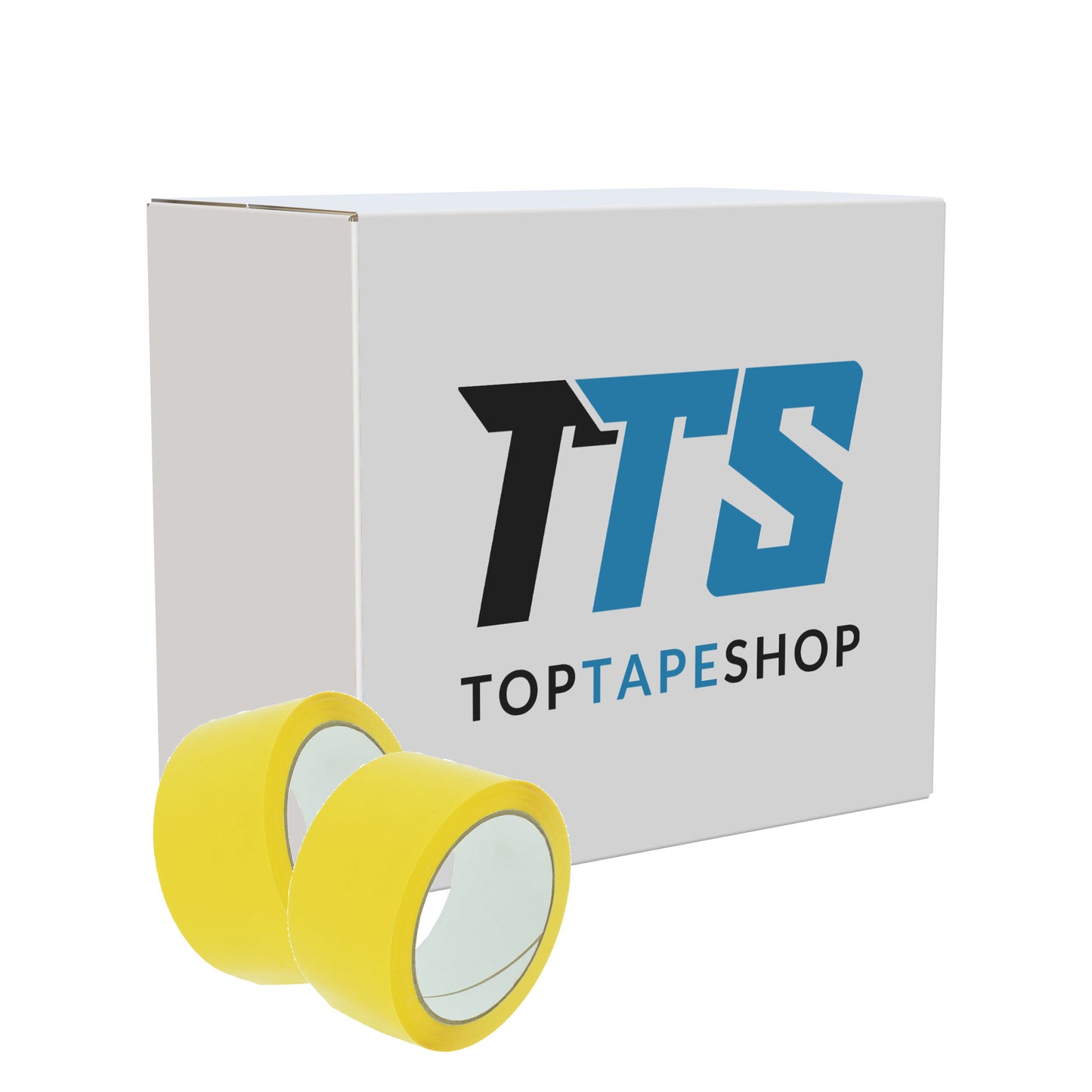 Verpakkingstape Geel doos