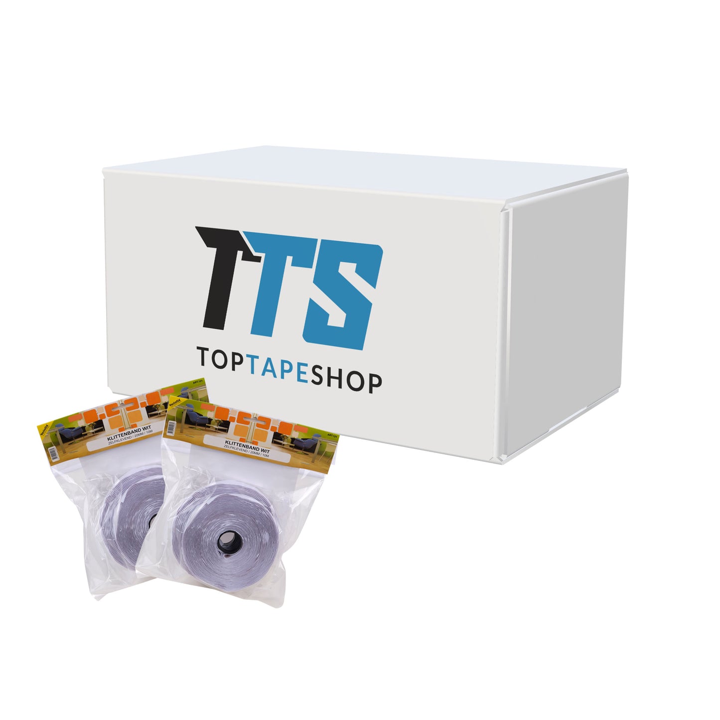 Verlofix Klittenband wit 20mm x 10 meter
