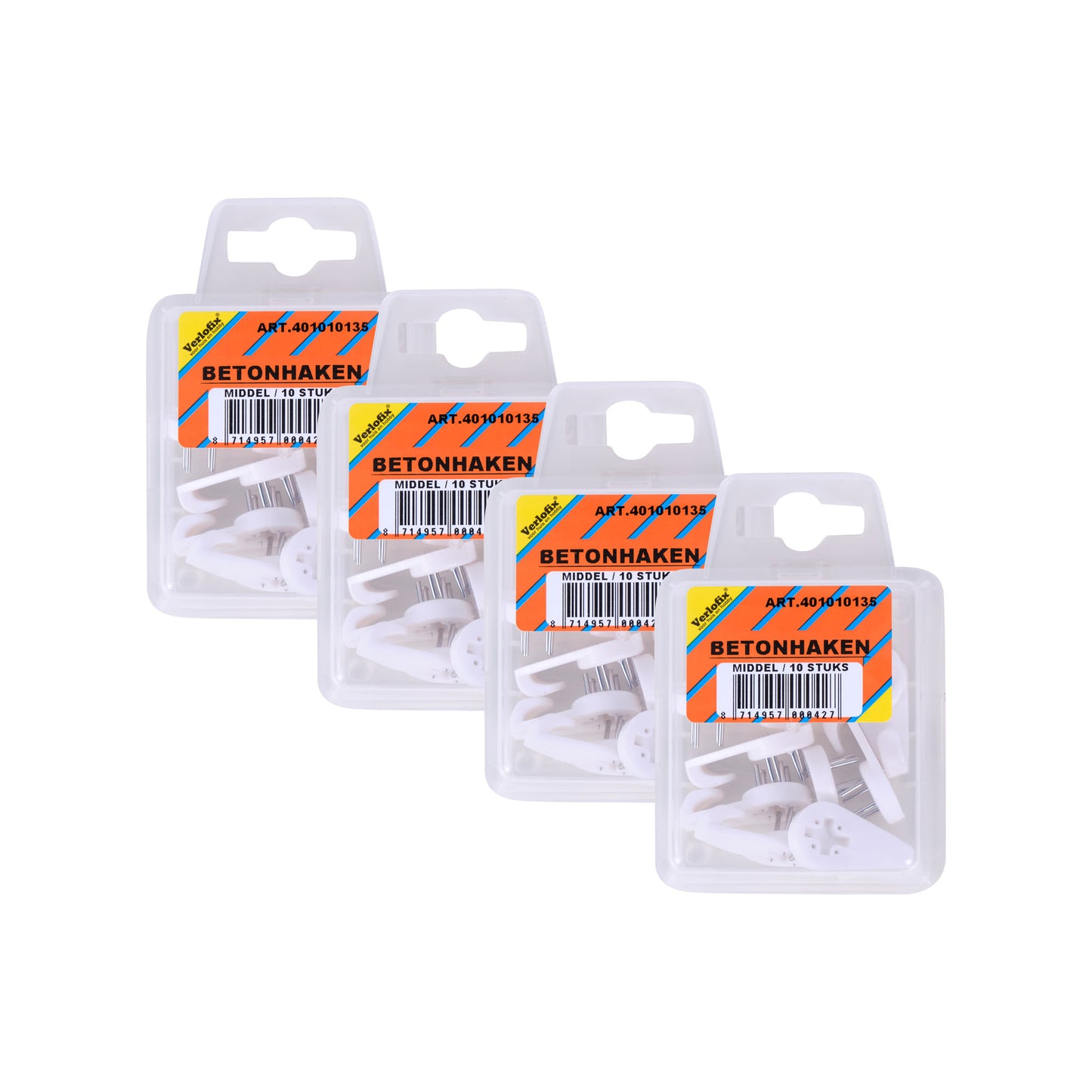 Verlofix betonhaak middel 4 stuks