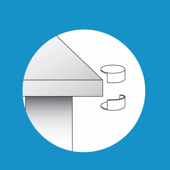 Verlofix hoekbeschermer transparant
