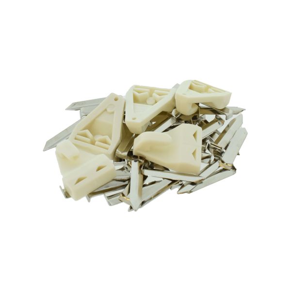 Verlofix gipsplaathaak wit