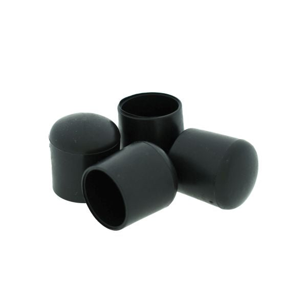 Verlofix meubeldop Ø25mm zwart 4x