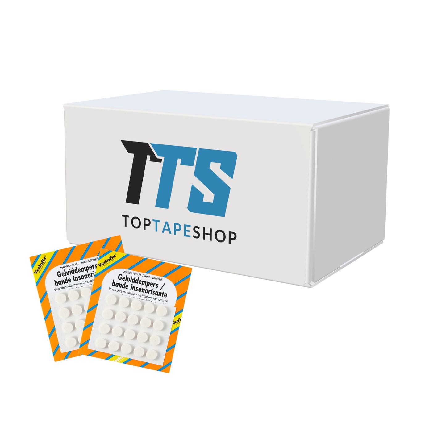 Verlofix geluiddemper Ø9mm wit doos
