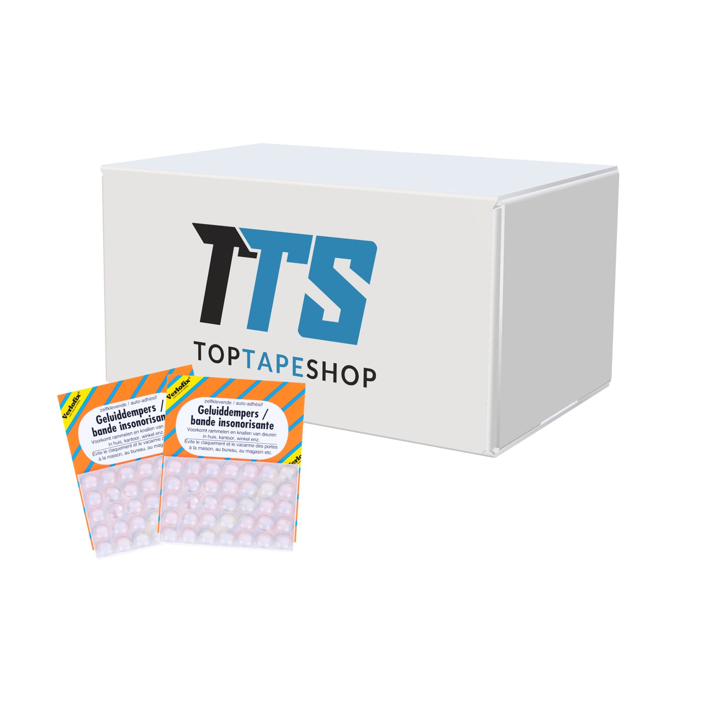 Verlofix geluiddemper Ø8mm transparant doos