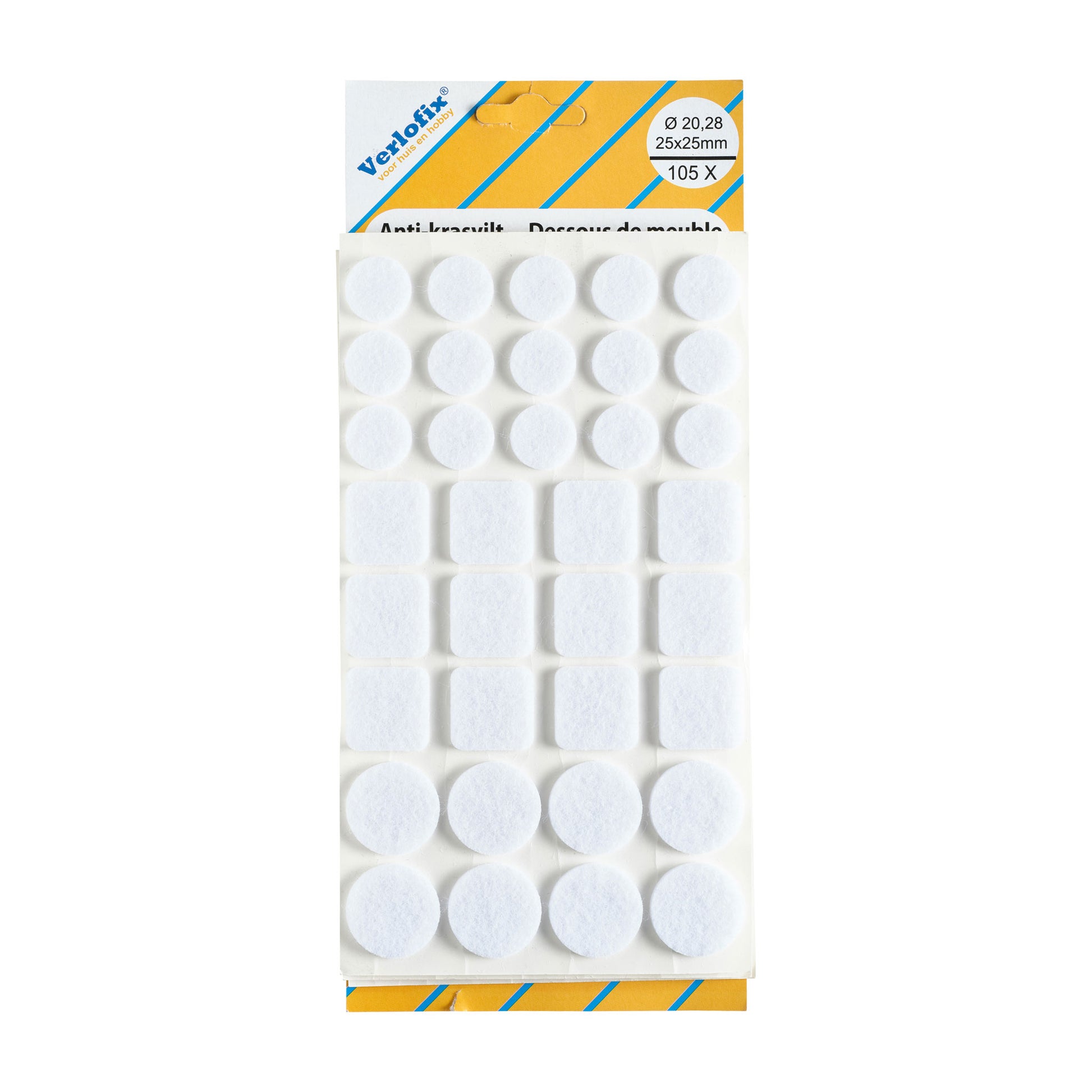 Verlofix anti-krasvilt assorti wit