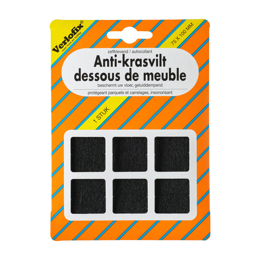 Verlofix Anti-Krasvilt 75x100mm Bruin 1x