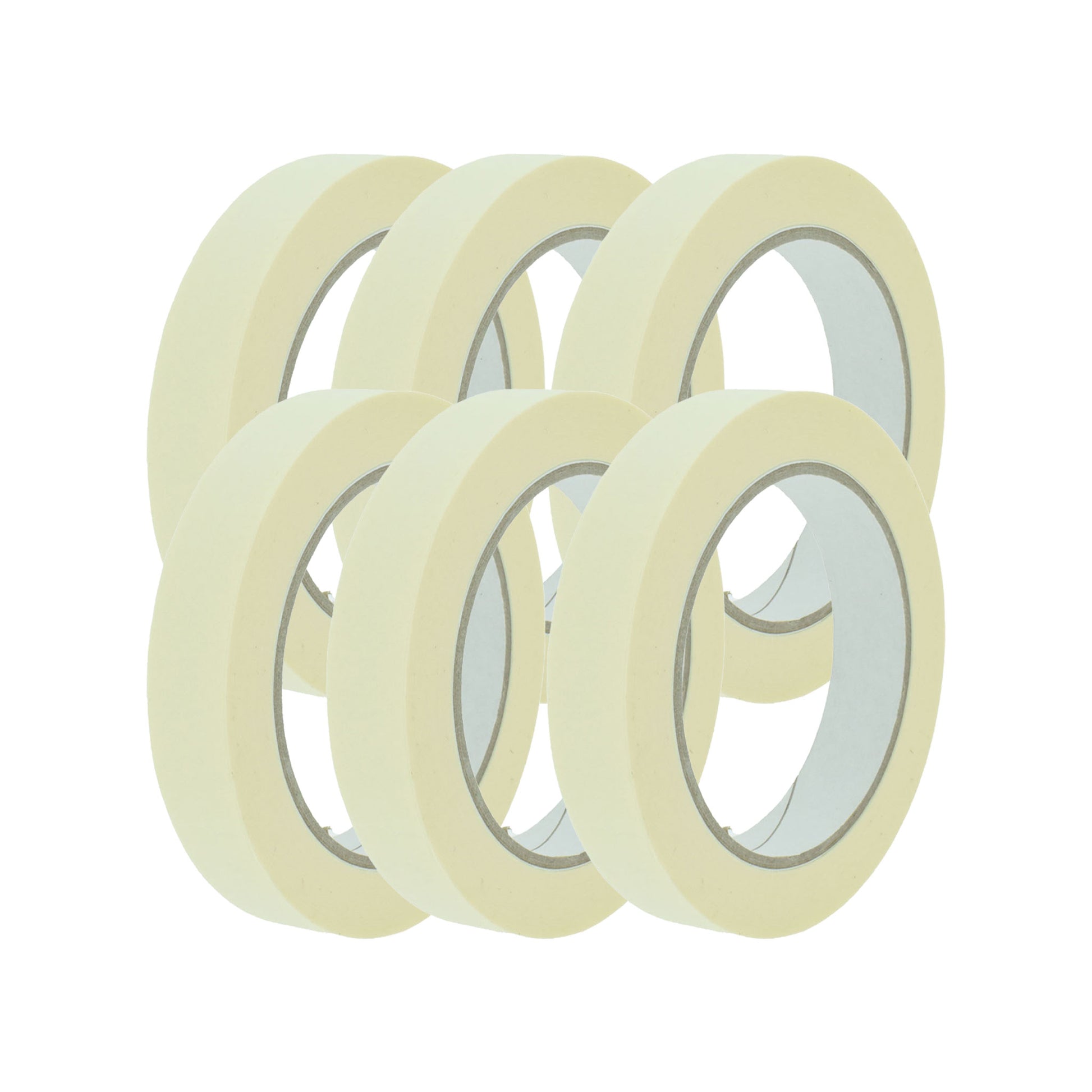 Afplaktape 19mm 6 stuks