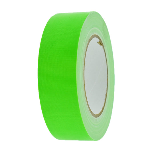 Gaffer tape fluor groen 38mm x 25 meter