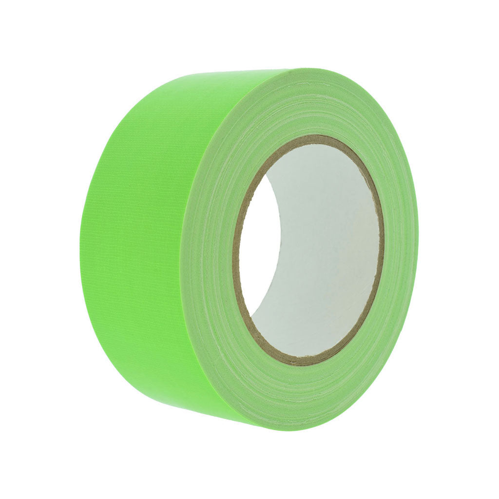 Gaffer tape fluor groen 50mm x 25 meter