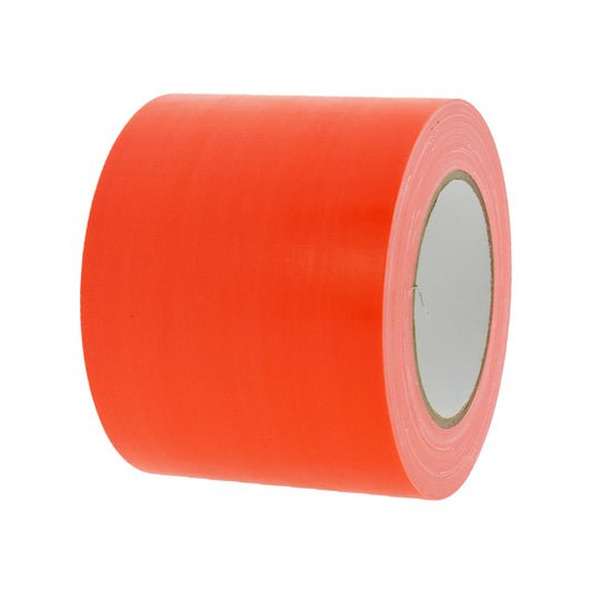 Gaffer tape fluor oranje 100mm x 25 meter