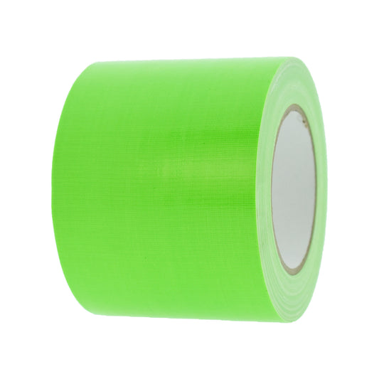 Gaffer tape fluor groen 100mm x 25 meter