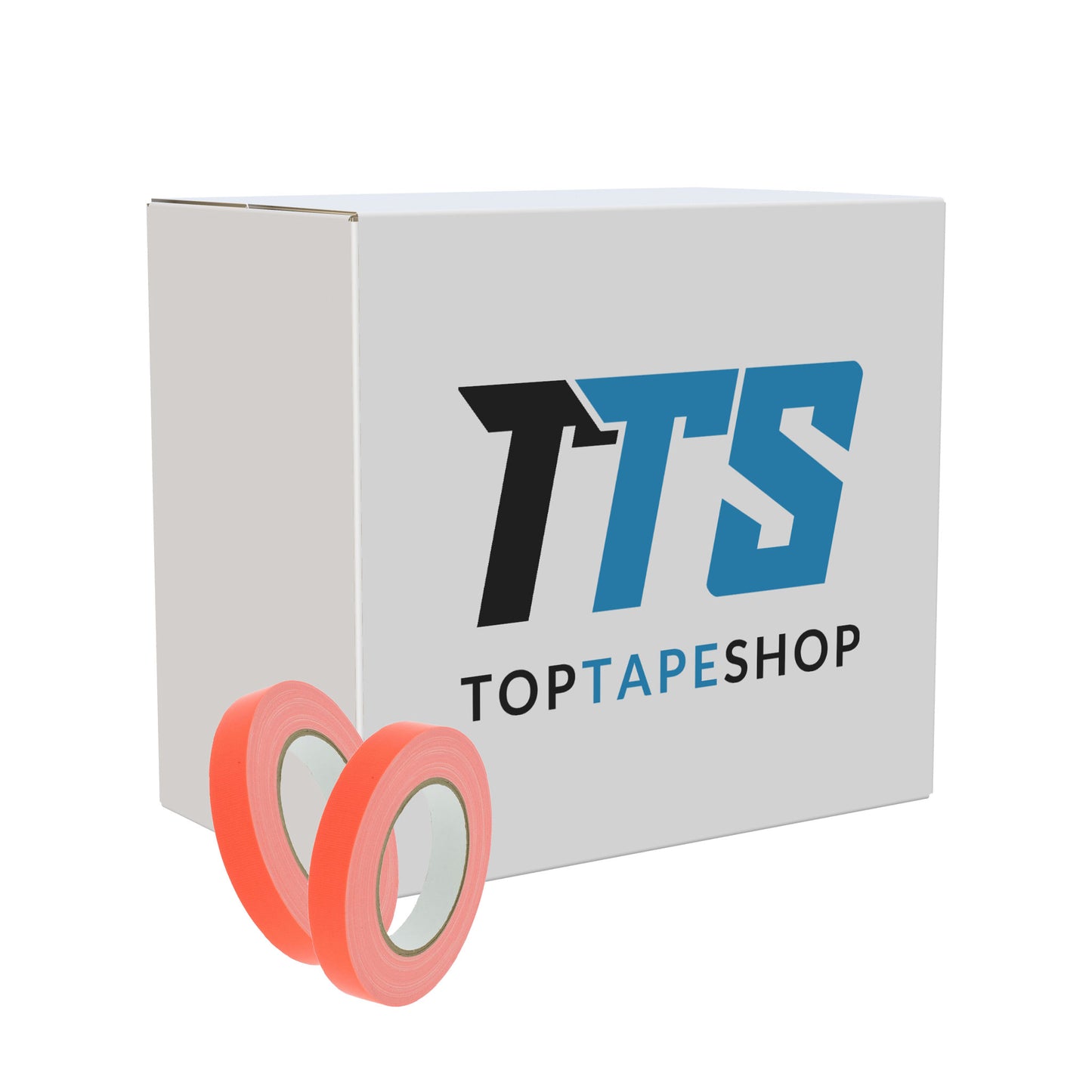 Gaffer tape fluor oranje 19mm doos