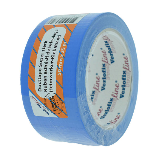 Verlofix Duct tape Blauw 50mm x 25m