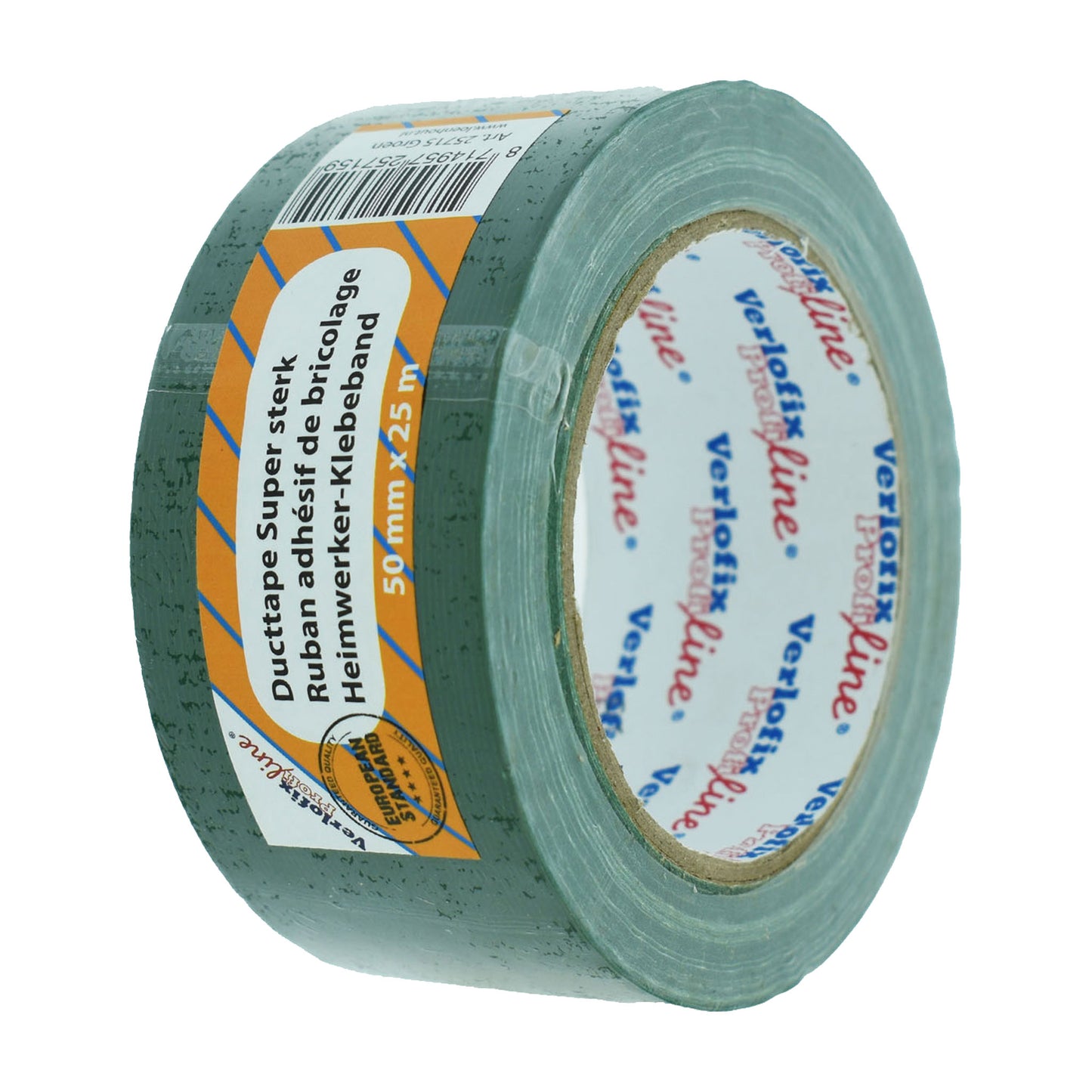 Verlofix Duct tape groen 50mm x 25m