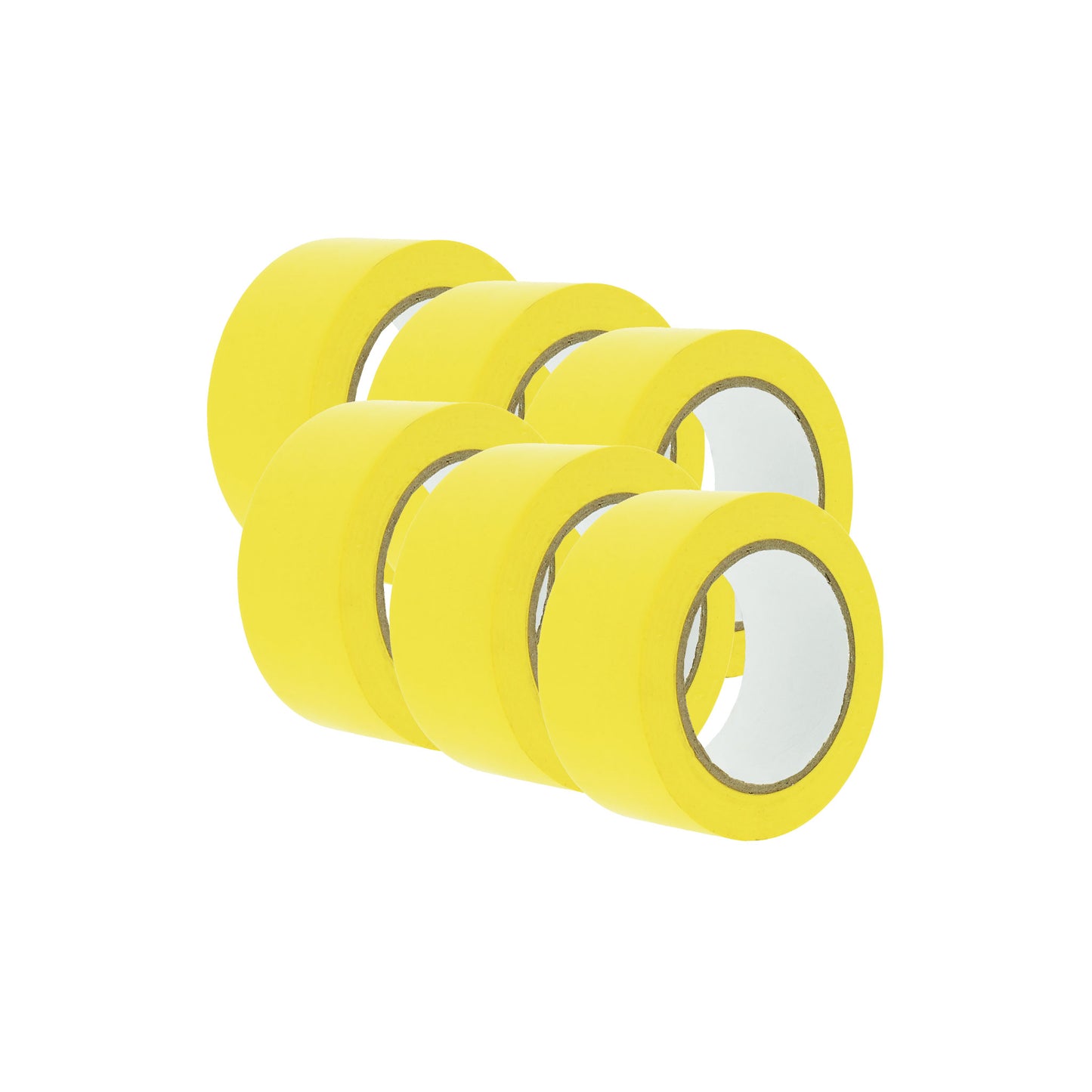 Vloermarkeringstape geel 6 stuks