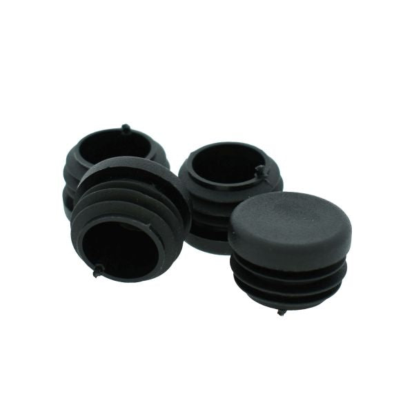 Verlofix buisstop Ø25mm zwart 4x