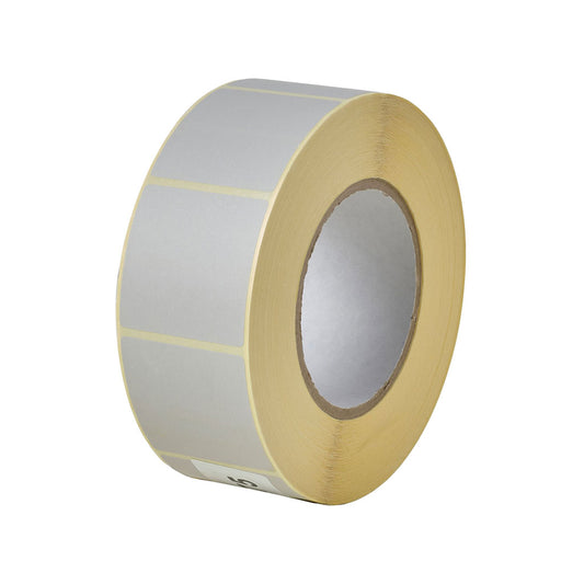 Etiket 50x50mm grijs