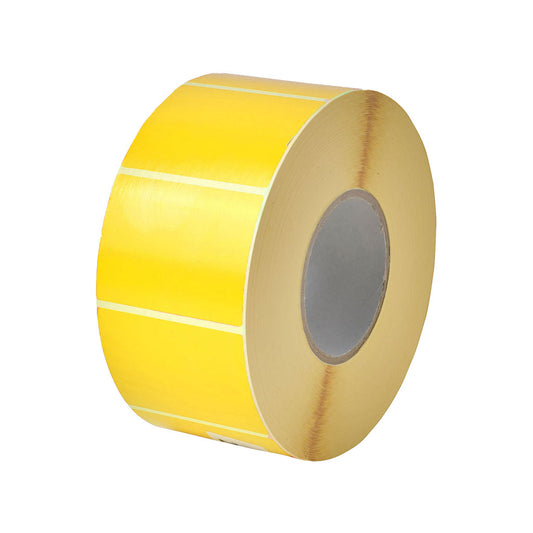 
Etiket 80x60mm geel