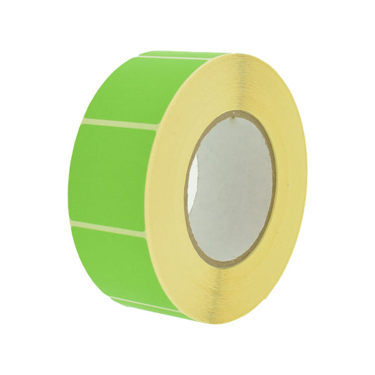 Etiket 80x60mm groen - 2500 stuks