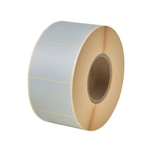Etiket 80x60mm grijs - 2500 stuks
